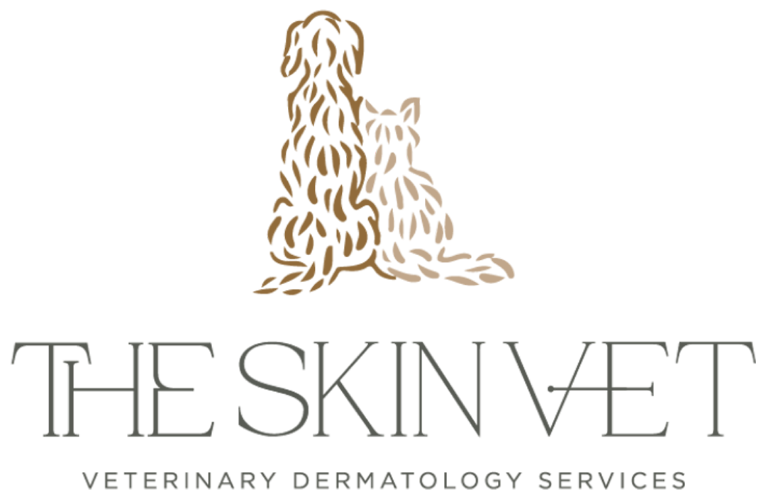 The SkinVet veterinary dermatology clinic logo